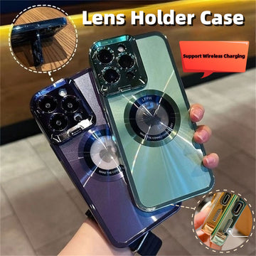 Electroplated Phone Case Luxury Plating CD Pattern